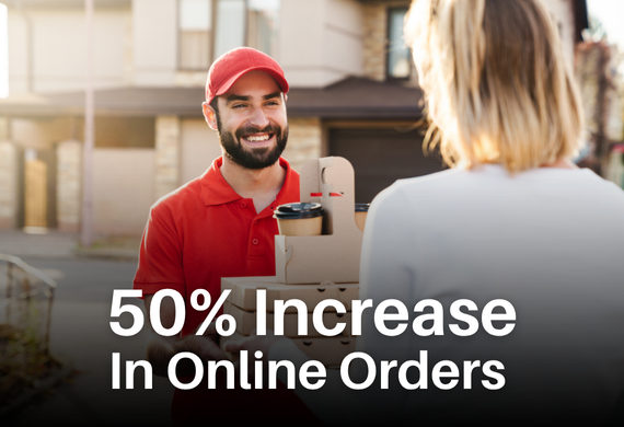 increase in online orders
